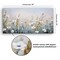 Americanflat Floral Canvas Wall Art Featuring White Wildflowers with Hand-Painted Accents - Gallery Wrap - Green, Beige and Blue - Modern Wall Art